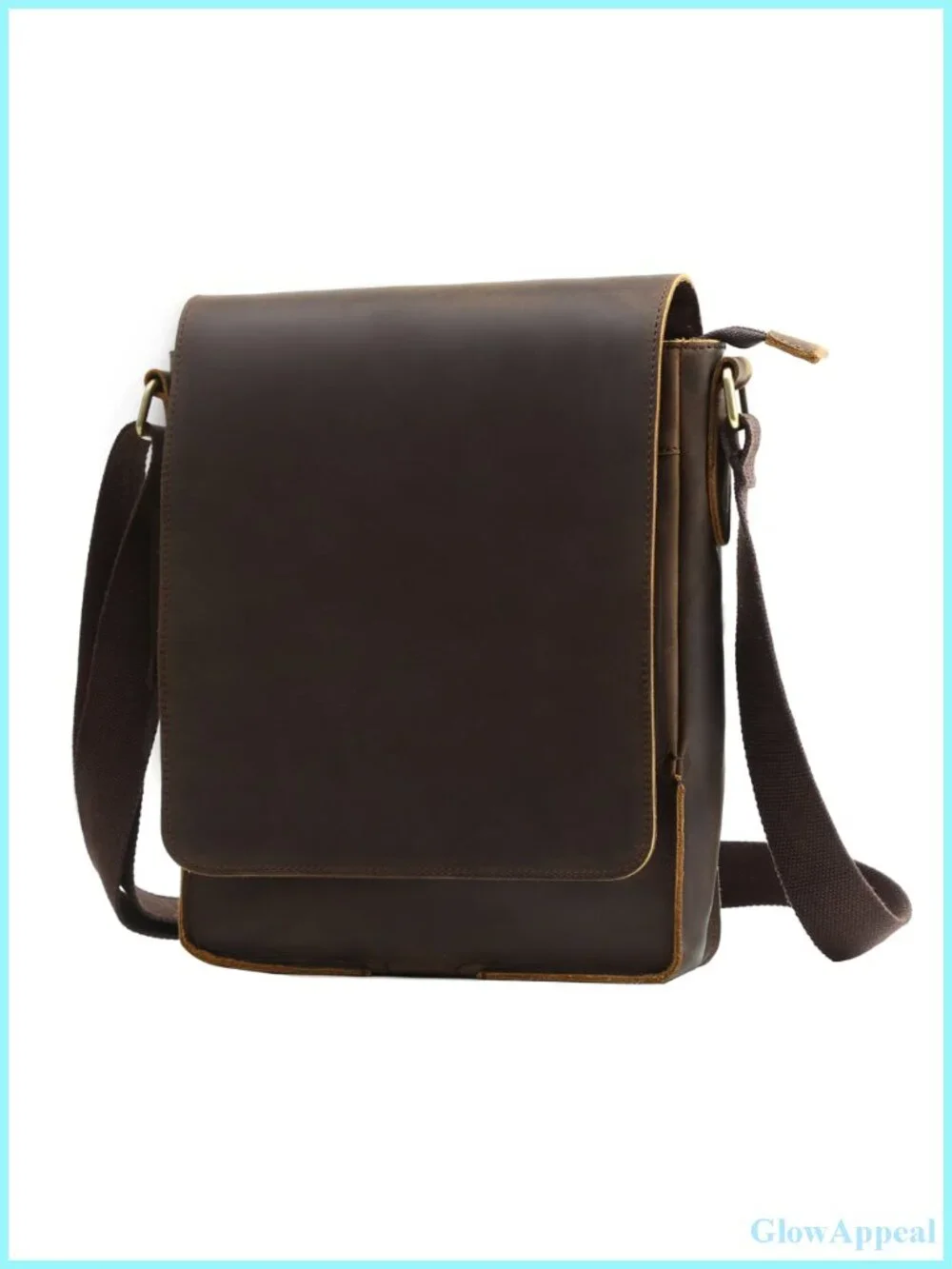 Crossbody Bag Genuine Leather Small Messenger Shoulder Purse Vintage Satchel